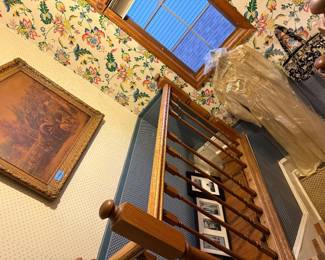 Art, vintage wedding dress, antique wedding dress, Vera Bradley bag