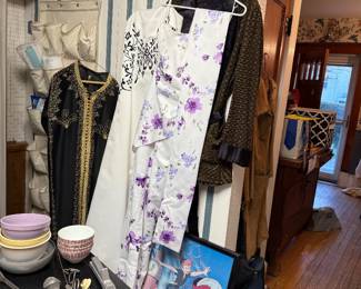 Prom dresses, smoking jackets, vintage smoking jackets, Disney Peter Pan art