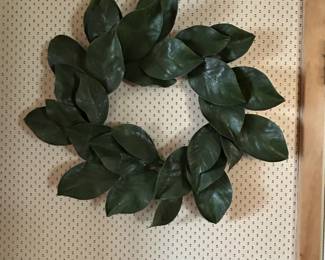Magnolia leaf wreath