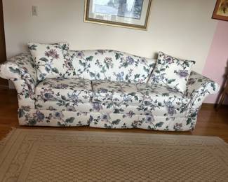 Floral sofa