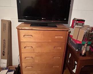 Dresser and flat screen TV