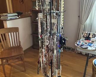 Assortment of vintage and costume-style jewlery