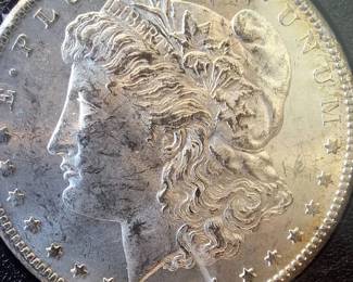 1884CC Morgan Silver Dollar Carson City Mint Display Case