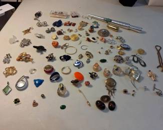 Sterling Turquoise Ring and Jewelry Leftovers