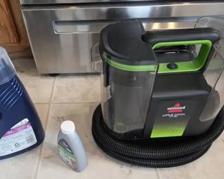 Bissell Little Green Portable Carpet Cleaner with Cleaning Solutions