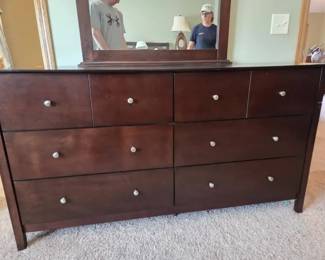 Long Dresser with Detachable Mirror