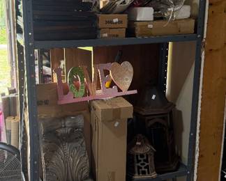 Home Interiors Shelf’s, Candle Holders, Clock and Planters