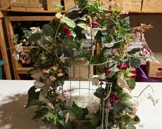 Home Interiors Bird Cage w/flowers