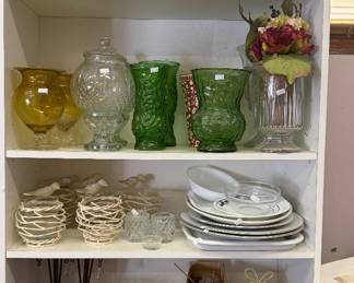 Glass Vases and Dishes