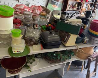 Dishes, Pyrex, Tupperware and More