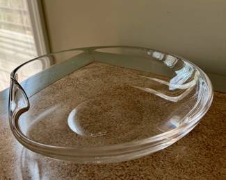 Tiffany & Co. Elsa Peretti Thumbprint bowl, iconic and beautifully made, light wear consistent with age.