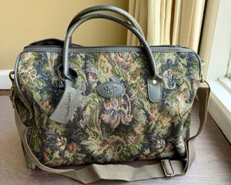 Mini Duffel Bag- Vintage Diane von Furstenberg Tapestry Luggage Set