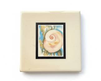 Seashell Ceramic Coaster