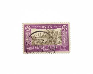 French New Caledonia Centimes Postage Stamp