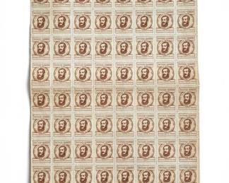 Lajos Kossuth Freedom for Hungary Stamp Sheet
