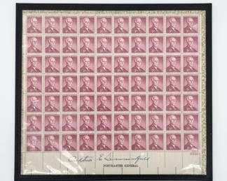 Andrew W. Mellon cent Postage Stamp Sheet