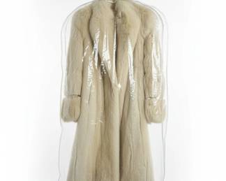 Vintage white/ Cream Mink Fur Coat