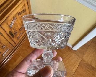 Cut Glass Compote Dish