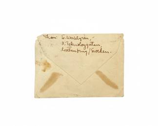 Vintage Air Mail Envelope from Sweden to USA second image