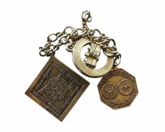 Lyndon B. Johnson Inaugural Ball Charm Bracelet