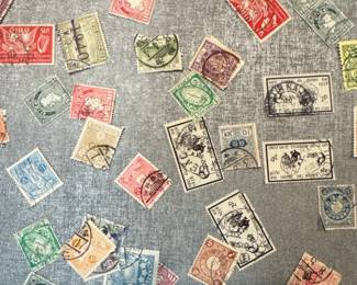 Assorted Vintage Irish Postage Stamps second image