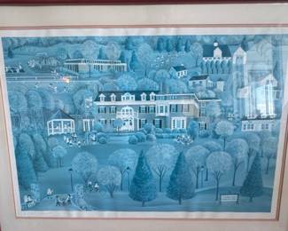 Stone Ridge Country Day School Lithograph by Byron second image