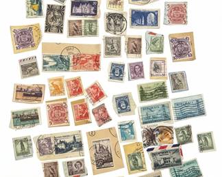 Assorted Vintage Postage Stamps Collection B