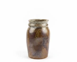 Stoneware Pitcher with Speckled Glaze