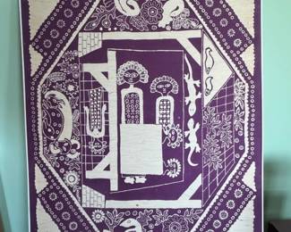 Indian Folk Art Textile Print second image