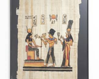 Egyptian Papyrus Painting