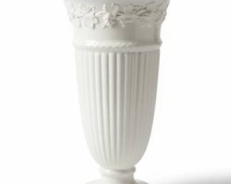 Wedgwood Etruria Barlaston Embossed Queensware Vase