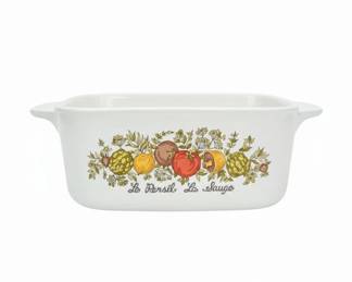 Corning Ware Spice of Life Casserole Dishes Le Persil and Le Romarin