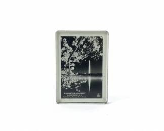 Washington Monument Commemorative Glass Paperweight