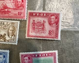 Fiji King George VI Postage Stamps Collection second image