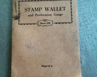 HonorBilt Stamp Wallet and Perforation Gauge by The KendrickBellamy Co.
