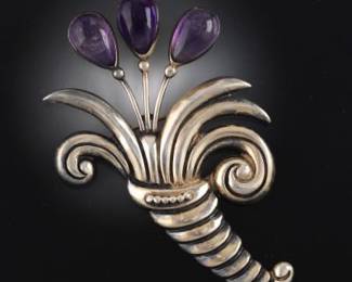 1940s Mexican Sterling Brooch