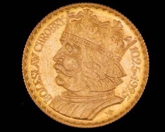 1925 Polish Commemorative 10 Zotych Gold Coin