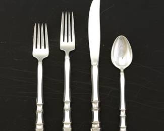 Towle Vintage Sterling Silver Tableware Service for Twelve, Carpenter Hall Pattern 