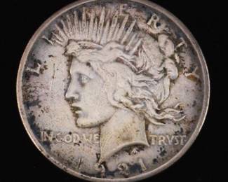 1921 Philadelphia Peace Dollar