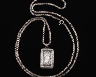 1824 Vinaigrette On Contemporary Sterling Chain