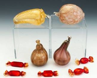 Murano Glass Fruit and Candy