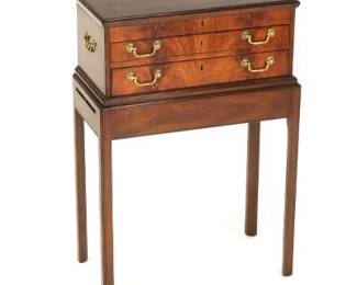 Kittinger Mahogany Silver Chest on Stand