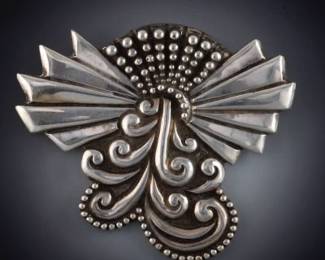 Lois Castillo Sterling Brooch