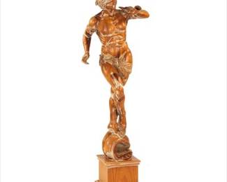 Wood Sculpture of Pan