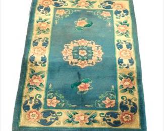 Chinese Art Deco Style Carved Carpet
