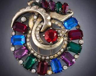 Eisenberg Sterling 1950s Fur Clip