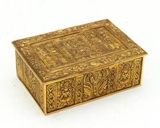 Small EF Caldwell Bronze Box