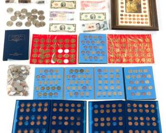 Mixed Coin and Currency Lot 