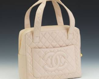 Chanel Lambskin CC Top Handle Bag