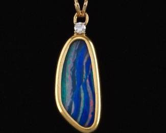 18K Devta Doolan Studios Labina Opal Pendant